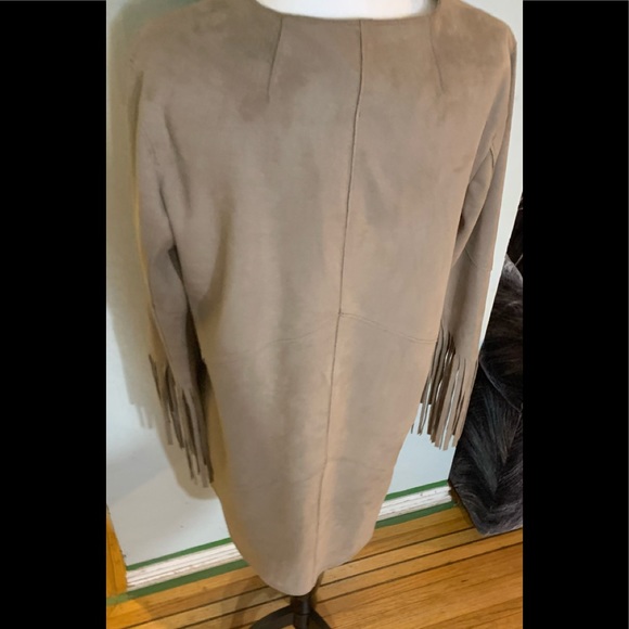 Zara faux suede fringe jacket - Picture 9 of 12